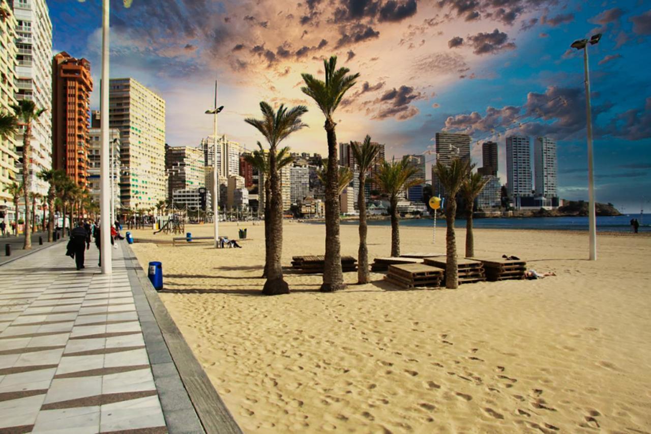 Beautiful Apartment Near Beach With Panoramic Sea-View Benidorm Exterior foto
