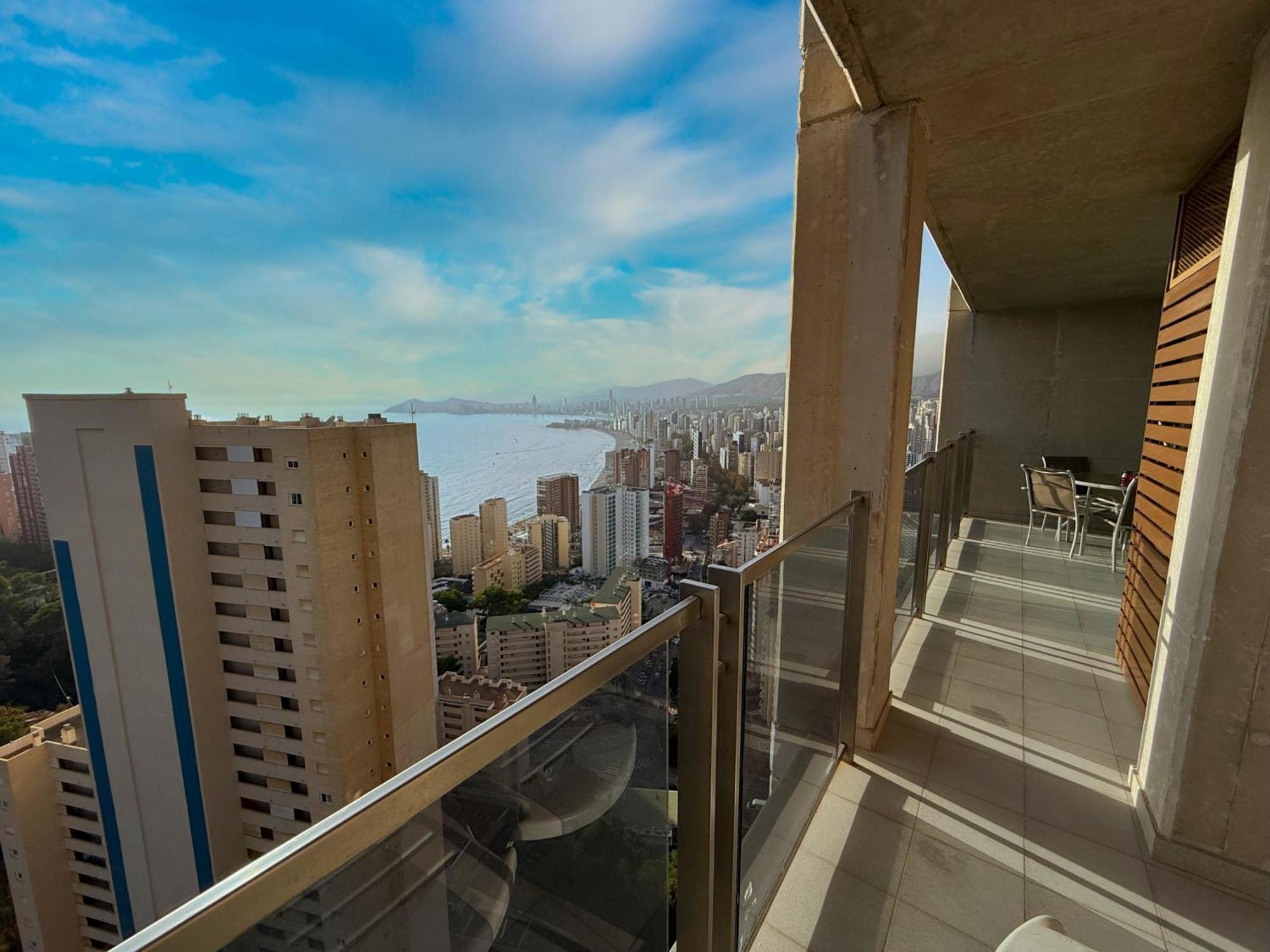 Beautiful Apartment Near Beach With Panoramic Sea-View Benidorm Exterior foto